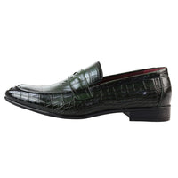 Men's Slip On Formal Green Loafers