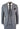 Men's Light Grey 3 Piece Tweed Herringbone Suit - STZ11
