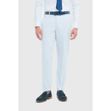 Tropez - Мъжки официални панталони в небесносин цвят