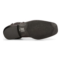 Mens Western Cowboy Black Boot Vintage Square Toe Country Hunting Hiking Real Leather Riding Bikers