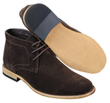 Mens PU Suede Ankle Boots