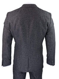 Men's Charcoal-Grey 3 Piece Suit
