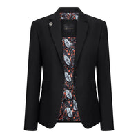 TPW-13 - Дамски костюм от 3 части, обикновен черен