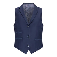 TPW-14 - Дамски костюм от 3 части, обикновен, тъмносин