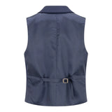 TPW-14 - Дамски костюм от 3 части, обикновен, тъмносин