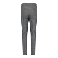 TPW51 - Дамски сив костюм от 3 части, кариран с принт „Принцът на Уелс“