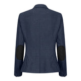 TPW52 - Дамски костюм от 3 части с тъмносини карета, принц на Уелс