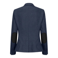 TPW52 - Дамски костюм от 3 части с тъмносини карета, принц на Уелс