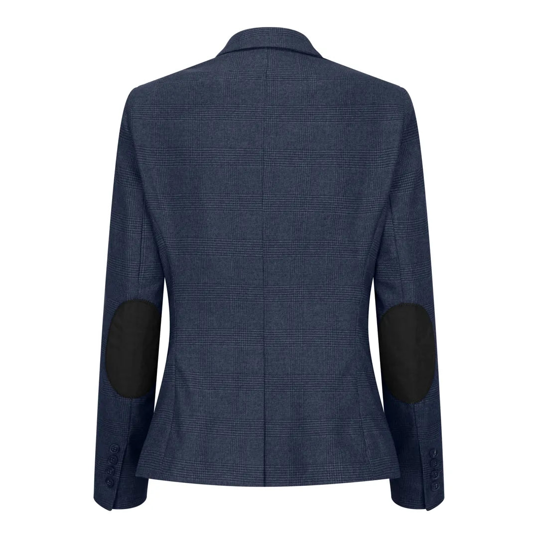 TPW52 - Дамски костюм от 3 части с тъмносини карета, принц на Уелс