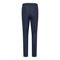 TPW52 - Дамски костюм от 3 части с тъмносини карета, принц на Уелс