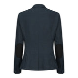 TPW53 - Дамски зелен костюм от 3 части, кариран с принц на Уелс