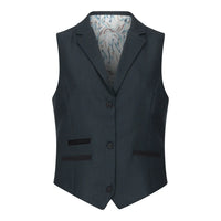 TPW53 - Дамски зелен костюм от 3 части, кариран с принц на Уелс