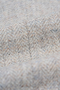 Thomas - Мъжки сив костюм от 3 части от вълнен туид