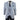 Baresi Men's 3-Piece Grey and Navy Contrasting Classic Summer Check Suit