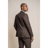 Caridi - Men's Tweed Brown Blazer