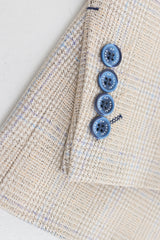 Мъжки кремав сватбен костюм от 3 части - Cavani Caridi