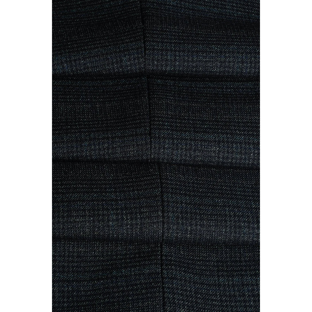 Caridi - Men's Olive Green Tweed Waistcoat