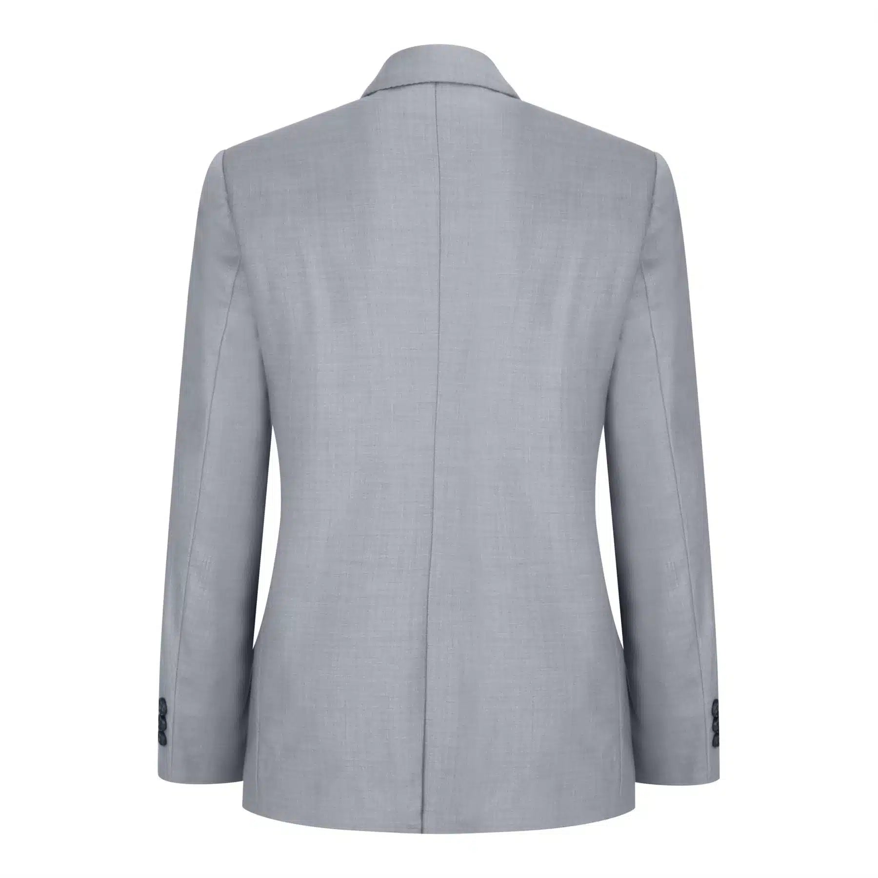 Boys 3 Piece Light Grey Suit Classic Wedding Party Vintage Christening