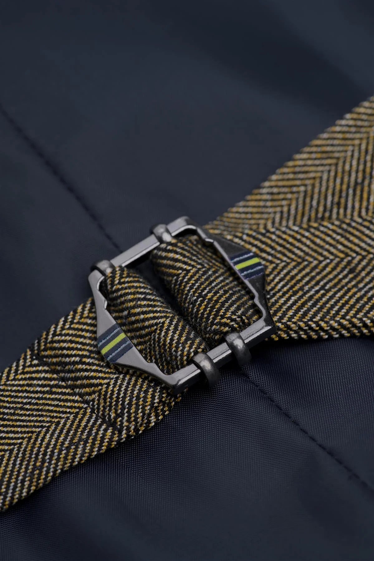 Damon - Мъжки маслиненозелен боти с двойно гърди Елек