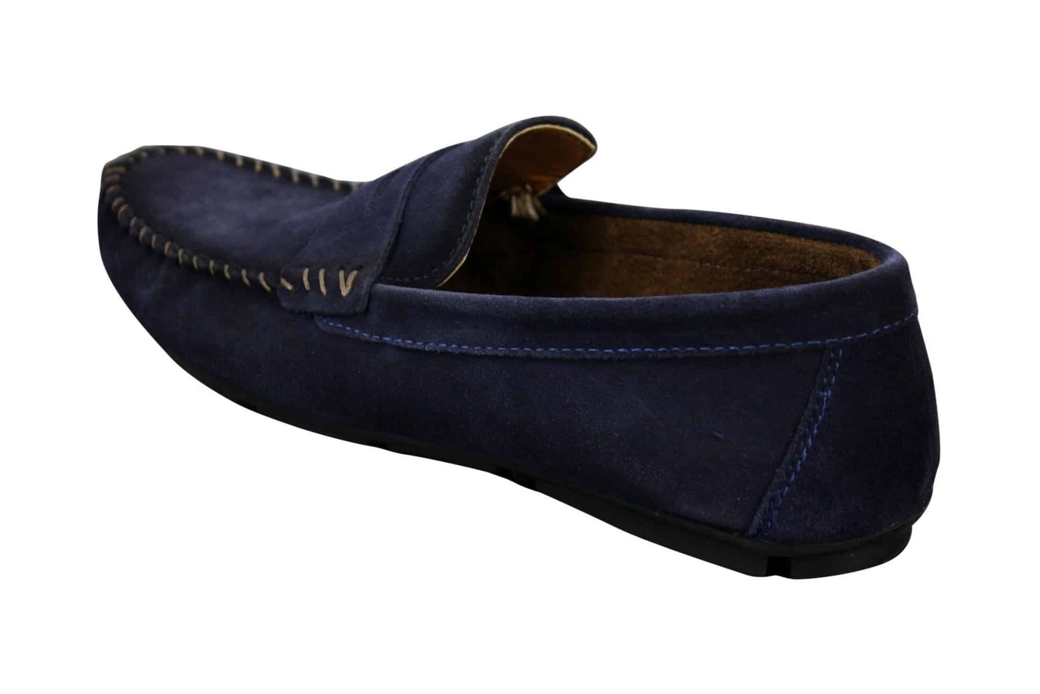 Mens Real Suede Washed Designer Slip On Loafers Moccasins Smart Casual Shoes