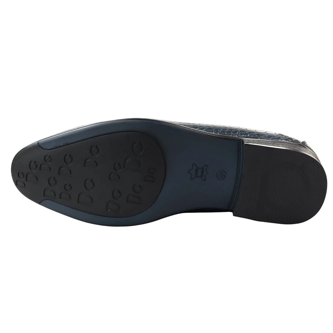 Men's Slip On Formal Navy Loafers