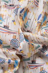 Мъжки бежов тъмносин кариран костюм