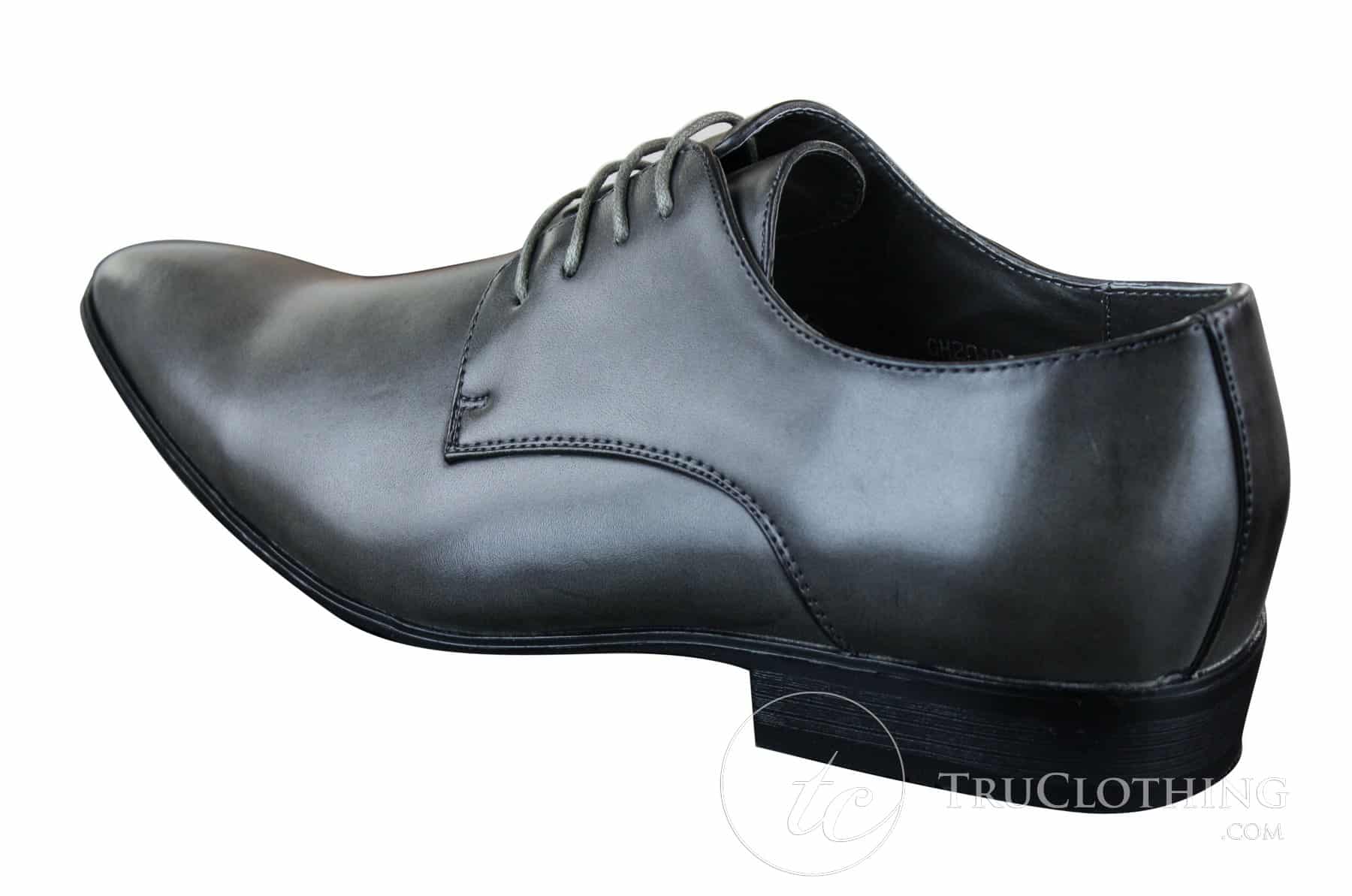 Galax GH2019 - Mens Smart Casual Formal Laced Pointed Leather Shoes Wedding Prom Office Classic