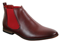 Mens Laced Black Shoes Smart Casual Suede Shiny Patent Leather Trim