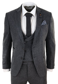 Grey Tweed 3 Piece Suit