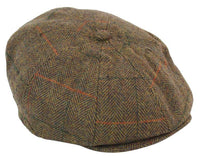 Men's Tweed 8 Panel Newsboy Hat