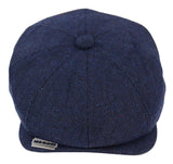 8-Panel Newsboy Hat with Razor Blade Navy