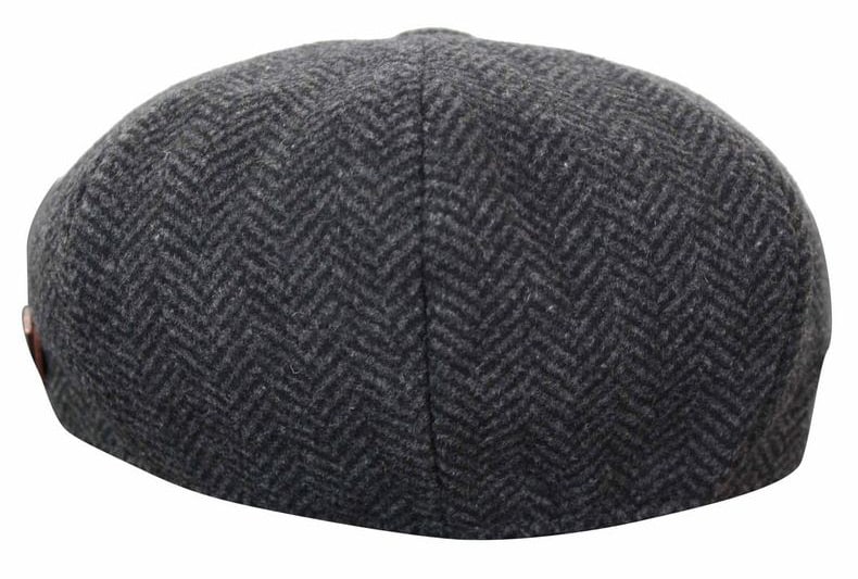 HT6316 - Mens Herringbone Tweed Peaky Blinders Hat