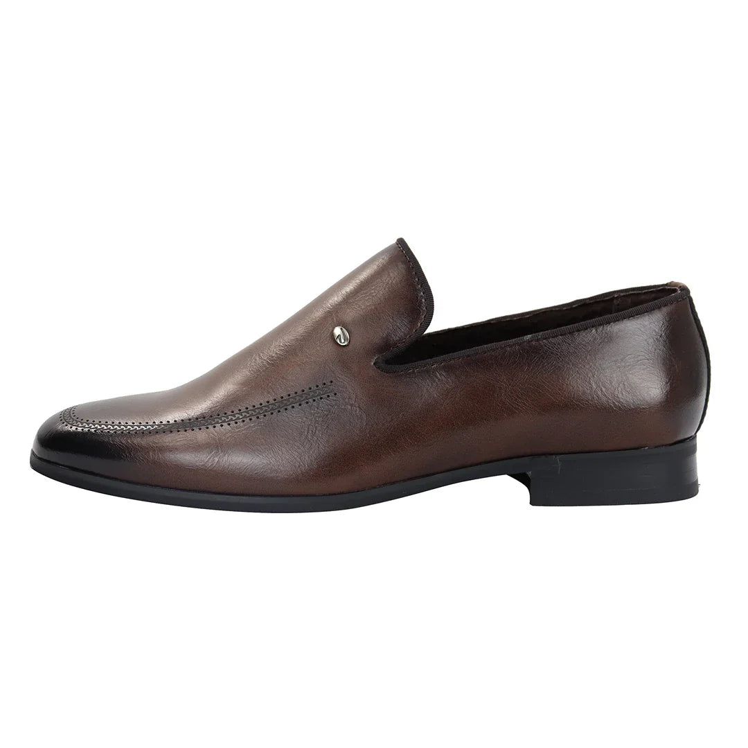 Men's Slip On Brown Loafer Shoes