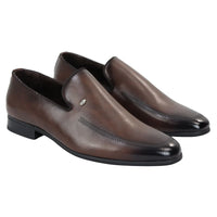 Men's Slip On Brown Loafer Shoes