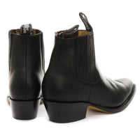 Mens Cowboy Ankle Boots Grinders Maverick Real Leather Western Riding Cuban