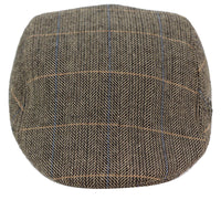 Marc Darcy DX7 Mens Tweed Vintage Retro Grandad Flat Caps Hats Peaky Blinders Check Classic