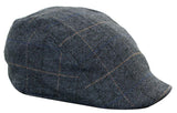 Marc Darcy Scott Mens Tweed Vintage Retro Grandad Flat Caps Hats Peaky Blinders Check Classic