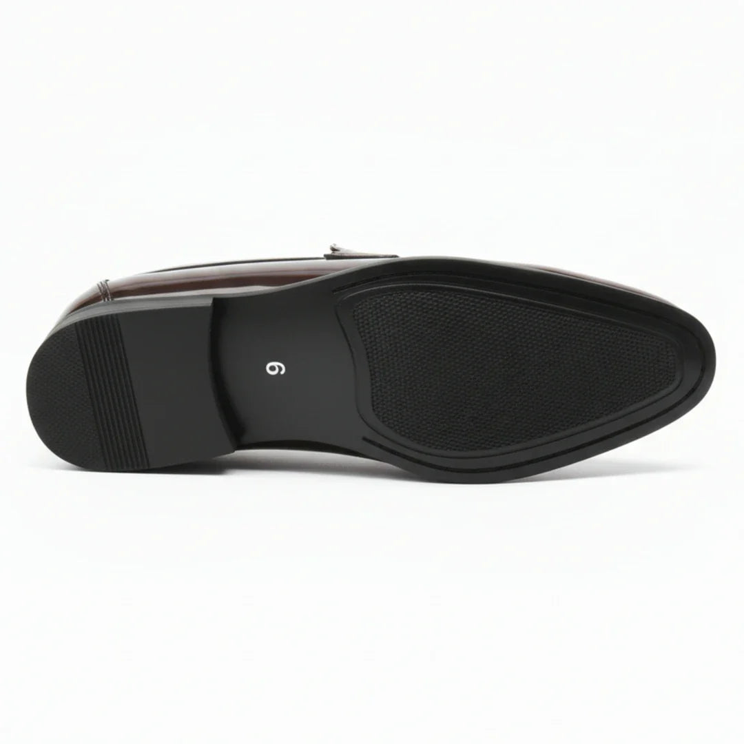 Мъжки мокасини от изкуствена кожа без връзки