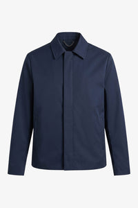 Мъжко тъмносиньо водоустойчиво яке Harrington с яка