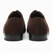 Мъжки оксфордски обувки с връзки от изкуствен велур