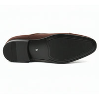 Мъжки оксфордски обувки с връзки от изкуствен велур