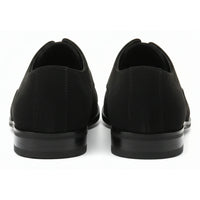 Мъжки оксфордски обувки с връзки от изкуствен велур