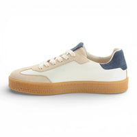 Мъжки кожени маратонки с червени райета Off White
