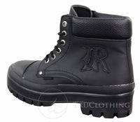 Mens PU Leather Ankle Boots