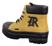 Mens PU Leather Ankle Boots