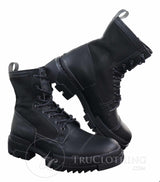 Mens PU Leather Ankle Boots