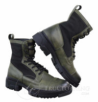 Mens PU Leather Ankle Boots