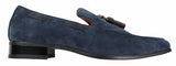 Mens Suede Loafers Driving Shoes Slip On Tassle Design Leather Smart Casual