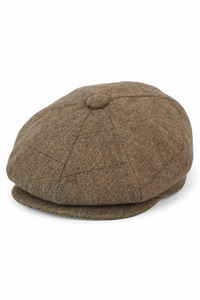 Мъжка туид карирана шапка Peaky Blinders