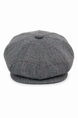 Мъжка туид карирана шапка Peaky Blinders